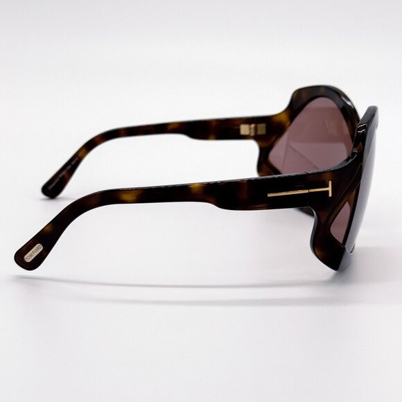 NEW TOM FORD SUNGLASSES CHEYENNE TF903 52E HAVANA WOMEN EYEWEAR FT0903/S 52E main image 4